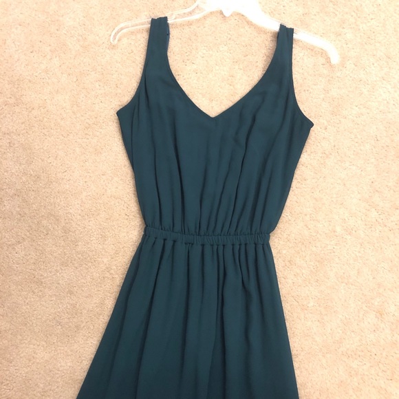 SMYM Kendall Deep Jade Chiffon Maxi Dress - Picture 4 of 7